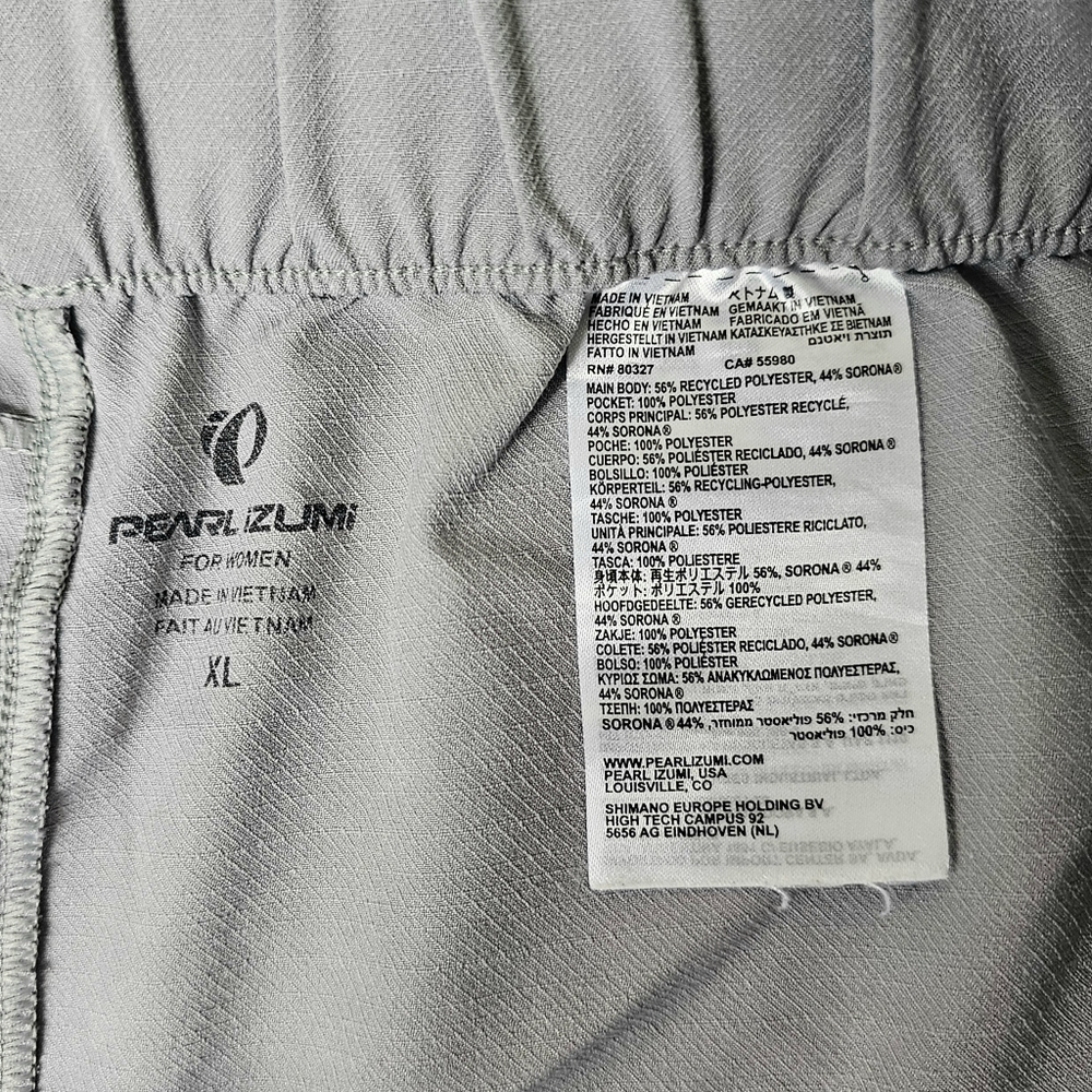 Women's Pearl Izumi Gray Scape Casual Athletic Shorts - Picture 5 of 8